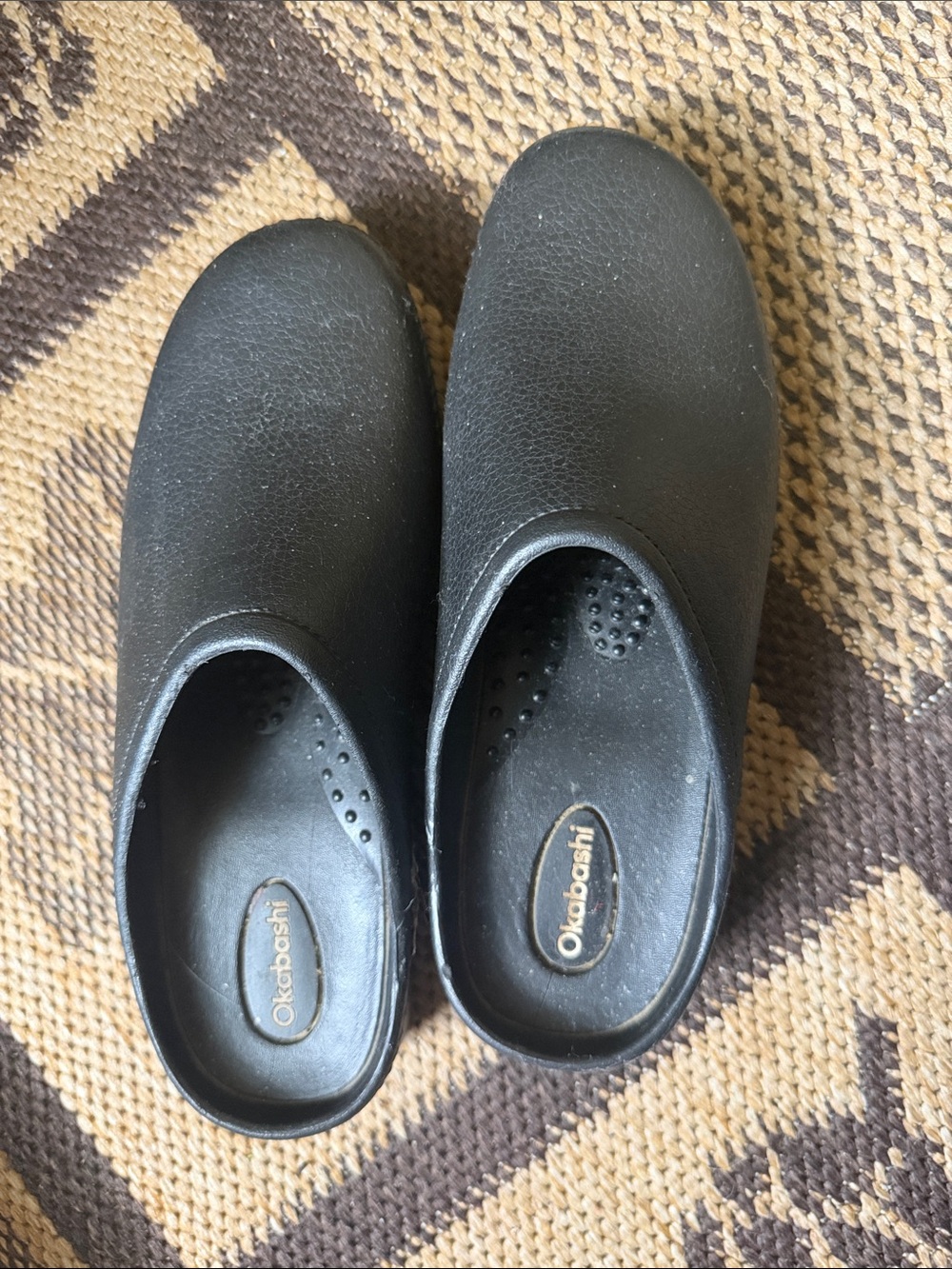 Okabashi Black Women's Slip-On Comfort Flats